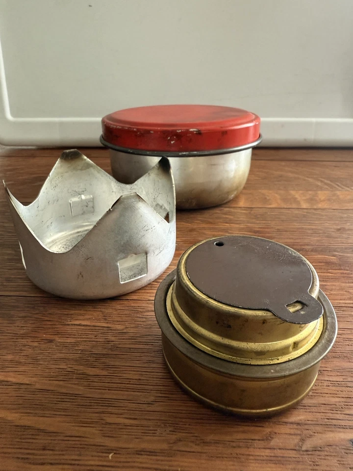 KIT DE CAMPING Estufa de Alcohol TRANGIA De Colección Latón SUECIA ul BUG OUT Quemador de Espíritu Foto 1 de 4