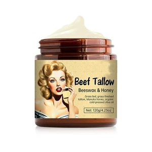Whipped Beef Tallow and Manuka Honey Balm for Skin Face & Body, 1PC - Picture 1 of 8