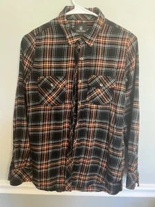 Franela a cuadros Volcom para mujer talla XS - Imagen 1 de 5