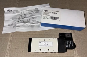NITRA Pneumatics Solenoid Valve AVS-5414-24D, 24VDC 3.0W with Lockable override - Picture 1 of 9