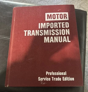 Motor Imported Transmission Manual Professional Service Trade Edition - Picture 1 of 4