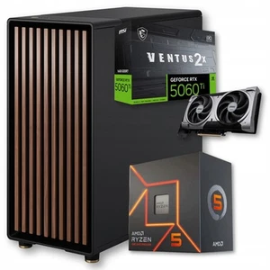 BSG Raptor Gaming-Computer Ryzen 5 32GB DDR5 1TB SSD RTX 5060Ti Win11 - Afbeelding 1 van 12