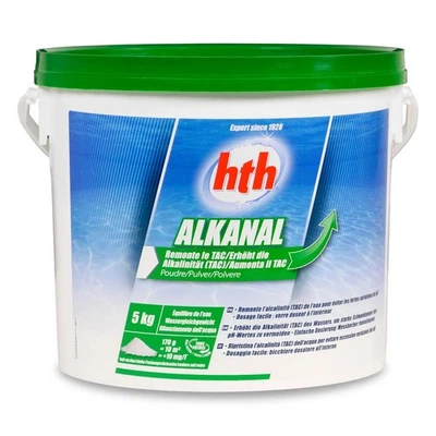 5,0 kg hth ALKANAL Pulver zur TAC - Alkalinität Erhöhung im Pool Spa Schwimmbad