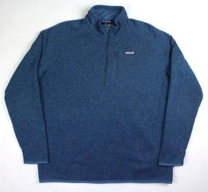 Patagonia Better Sweater 1/4 Zip Pullover Fleece Jacket Mens 2XL Blue - Picture 1 of 4