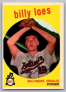1959 TOPPS #336 BILLY LOES ORIOLES - Picture 1 of 3