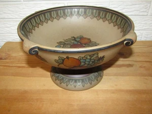 Danish Modern Hjorth Art Pottery Centerpiece Footed Bowl #109 Compote Denmark - Picture 1 of 7