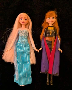 Disney 11,5" ELSA & ANNA FROZEN PUPPEN ~ ORIGINAL KLEIDER - Bild 1 von 5