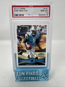 2012 Topps Cam Newton Rookie Of The Year PSA 10 - Picture 1 of 2
