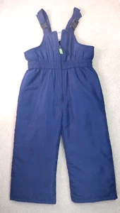 Pantalones con tirantes de esquí Athletic Works azul marino talla 4T - Imagen 1 de 3
