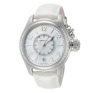 Reloj de cuarzo para mujer Hamilton caqui azul marino 37 mm H77311615 - Imagen 1 de 3