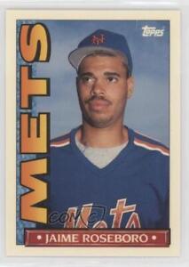 1990 Topps TV Team Sets New York Mets Jaime Roseboro #56 Rookie RC
