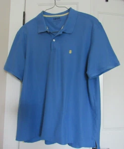 Izod Advantage Performance Men's Blue Short Sleeve Polo Shirt XXL - Picture 1 of 3
