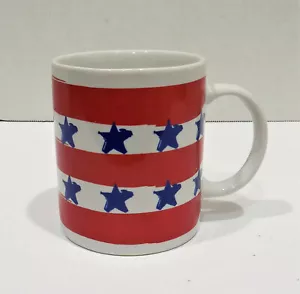 Tazza da caffè in porcellana ""Stars & Stripes"", 10 once - Foto 1 di 4