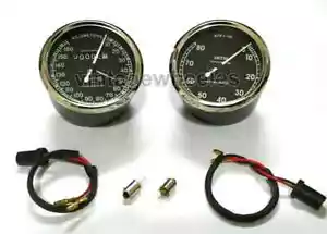 Smiths Replica 160 KMH Speedometer 8,000 RPM Tacho Speedo Fits For BSA Norton - Picture 1 of 4