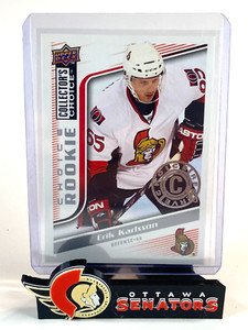 2009-10 Upper Deck Collector's Choice Reserve Rookie Parallel #279 Erik Karlsson