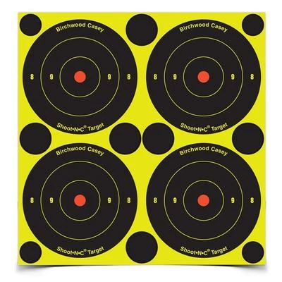 Paquete de 12 manchas autoadhesivas Bullseye Shoot-N-C Birchwood Casey (48) 3" Foto 1 de 2