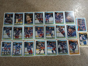 1990-91 OPC O-Pee-Chee New York Rangers Team Set 23 Cards Mike Richter RC - Picture 1 of 1