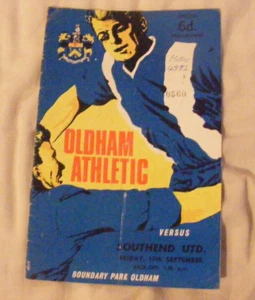 1965 1966 OLDHAM ATHLETIC V SOUTHEND - Picture 1 of 1