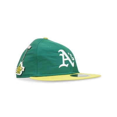 Gorra Oakland Athletics New Era MLB Team Color Retro Corona Visera Plana Correa Foto 1 de 4