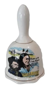 Battle of the Little Bighorn Dinner Bell By Lipco China Souvenir Collectable - Picture 1 of 8