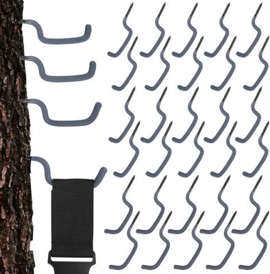 30 Pcs Tree Stand Bow Hanger Gear Holder Screw in Tree Steps Triple Accessory Ho - Image 1 of 3