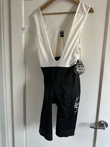 BNWT Attaquer All Day Size 3XL Bib Shorts Cycling Black White Park Bikes - Picture 1 of 6