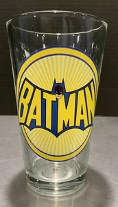 Zak! Designs Batman And The Flash DC COMICS Pint Glass New - Picture 1 of 5