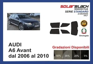 pellicola oscurante Audi A6 AVANT Dal 2006 al 2010 kit posteriore STANDARD - Imagen 1 de 1