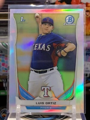 2014 Bowman Chrome Draft Luis Ortiz CDP26 Silver Refractor 1st Bowman 6V - Image 1 of 2