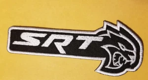 Dodge SRT HELLCAT Embroidered Patch Challenger V8 Charger approx. 1.75x4.5" - Picture 1 of 2