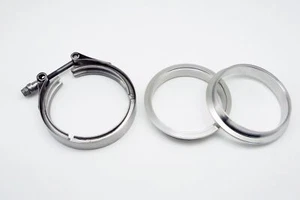Autobahn88 3.5" Inch 89mm V-Band Clamp for Turbo Exhaust Down Pipe Stainless 304 - Picture 1 of 3