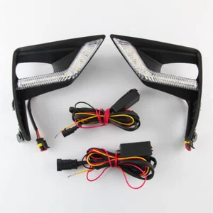LED Daytime Running Light DRLs Turn Indicator Fog Lamp Bumper For Toyota Prado - Picture 1 of 12