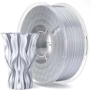 Silk PLA Filament 1.75Mm Silver 1KG, 3D Printer PLA Filament Dimensional Accurac - Picture 1 of 7