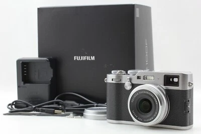 1600 Shots [Top Mint Box] Fujifilm Fuji X100F 24.3MP Silver Digital Camera Japan - Image 1 of 4
