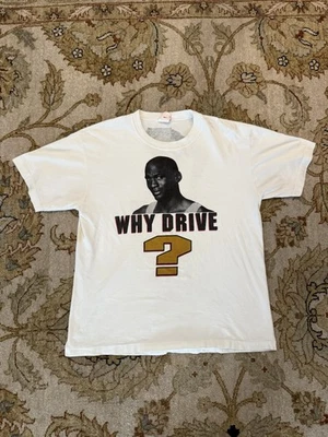 Nike Vintage Años 90 Nike Michael Jordan "¿Por qué conducir? ¡Cuando puedas volar!" Camiseta XL Foto 1 de 4