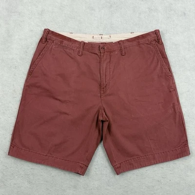 Pantalones Cortos Polo Ralph Lauren Para Hombres 40 Calce Relajado Nantucket Rojo Chino Preppy Informal Foto 1 de 4