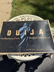 Authentisches antikes Holz Ouija Brett William Fuld okkult Hexerei SCHÖN SELTEN - Bild 1 von 14