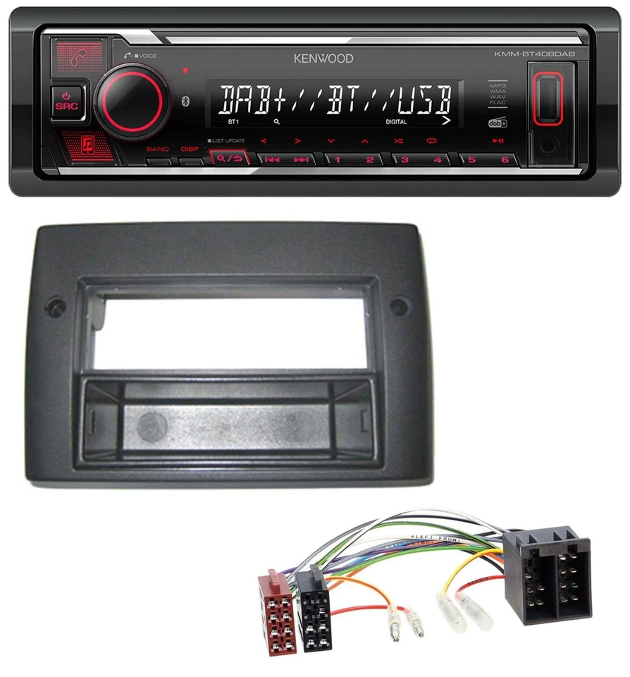 Kenwood MP3 Bluetooth USB DAB Autoradio für Fiat Stilo 192 01-08 Profiversion Ab - Bild 1 von 4