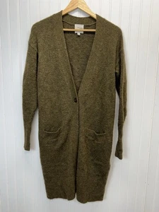 Wilfred Free Wool Blend Long Cardigan Sweater Sz XXS - Picture 1 of 6