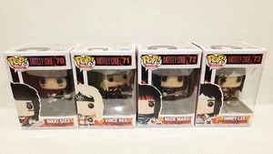 🔥Juego Completo Funko Pop Motley Crue Vince Neil, Tommy Lee Nikki Sixx, Mick Mars - Imagen 1 de 14