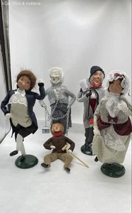 Byers Choice Carolers A Christmas Carol Scrooge Marley's Ghost Tiny Tim MORE - Picture 1 of 11