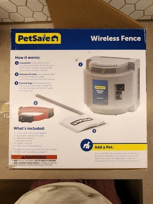 PetSafe PIF-300 Wireless Fence Pet Containment System With Collar *Open Box*  - Image 1 of 4