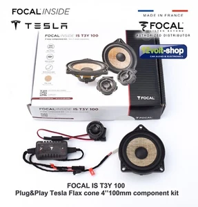 FOCAL IS T3Y 100  Plug&Play Tesla Flax cone 4’’100mm 2-way component kit - Picture 1 of 12