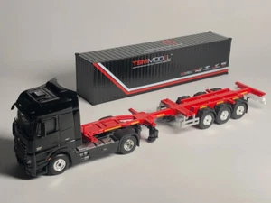 TSM 1/43 SPIELWARENMESSE 2020 MERCEDES-BENZ ACTOS WITH TSM CONTAINER LIMITED 120 - Imagen 1 de 2