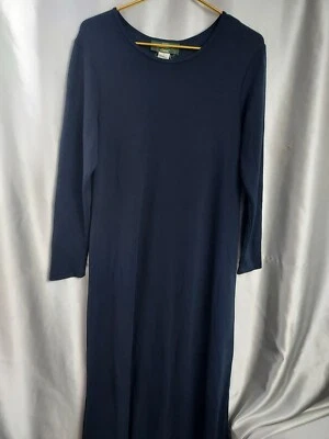 orvis Vestido Mujer Pequeño Azul Maxi Elástico USA Foto 1 de 4