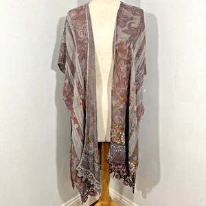 Origami Top Womens OS Regina Kimono Swim Beach Cover Up Boho Chic - Picture 1 of 8