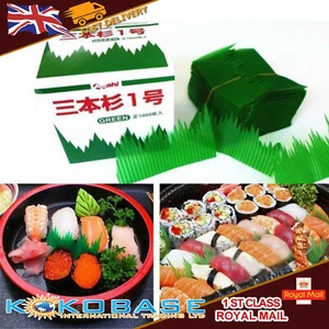 1000 Stck. Sushi Gras Blätter - Bento Teiler Lebensmittel Dekoration KOKOBASE UK Verkauf - Bild 1 von 11