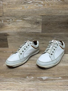 Zapatos de golf FootJoy Contour de cuero blanco sin clavos para hombre talla 11,5 - Imagen 1 de 6