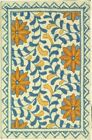 SAFAVIEH Chelsea Collection Accent Rug - 1'8" x 2'6", Ivory & Blue, Hand-Hooked