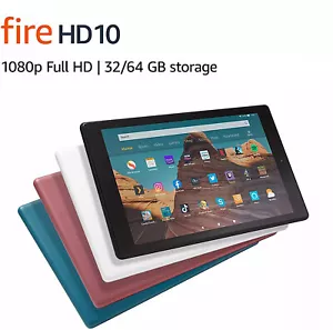 Amazon Fire HD 10 (2019) 32GB 2GB RAM Wi-Fi Android Tablet 10.1" - Picture 1 of 6